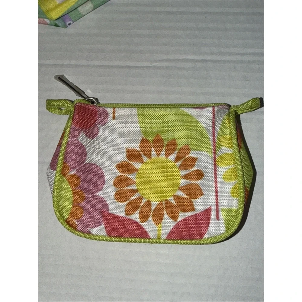 Clinique x Kate Spade New York Cosmetic Makeup Bag Limited Edition Lot Of 2 NWOT